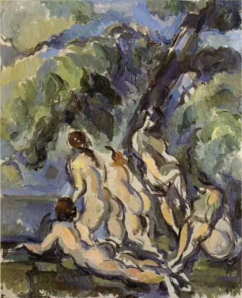 Paul Cezanne Baigneuses Norge oil painting art